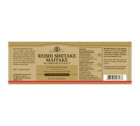 Solgar Champignon Reishi Shiitake Maitake 50 Unités