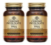 Solgar Chrome Picolinate 200 µg - Maintien Glycémie Hautement assimilable 90 gélules végétales Capsule(S) 2x90 pc(s)