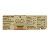 Solgar Comprimés B-complex With Vitamin C Stress Formula 100 Unités