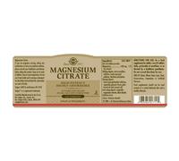 Solgar Comprimés Magnesium Citrate 120 Unités