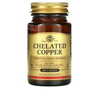 Chelated Cuivre, 100 Comprimés -Solgar
