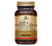 Solgar Ester-C® Plus 1000 mg - Défenses Immunitaires - Vitamine C - Antioxydants - Réduction de la fatigue - Immunité - Vitalité et énergie - Complément Alimentaire - Flacon de 90 comprimés