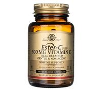 Solgar Complément alimentaire Ester‑C Plus 500 mg Vitamine C – Boîte 50 gélules végétales