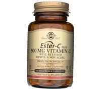 Solgar Complément alimentaire Ester‑C Plus 500 mg Vitamine C – Boîte 50 gélules végétales
