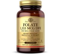 Solgar Folate 1, 333 mcg DFE ( 800 mcg Acide folique ) - 250 Comprimés