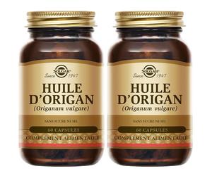 Solgar Huile d'Origan - Défenses Immunitaires Digestion 60 softgels Capsule(S) Douce(S) 2x60 pc(s)