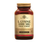 Solgar, L-lysine, forme libre, 1 000 mg, 50 comprimés