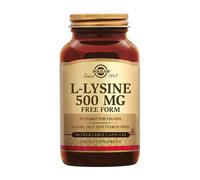 Solgar, L-lysine, forme libre, 500 mg, 50 gélules