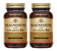 SOLGAR Magnésium avec Vitamine B6 - Réduction de la fatigue Energie Capsule(S) 2x100 pc(s)