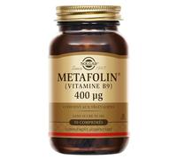 Solgar Metafolin - Vitamine B9-400 µg - Maternité - Vitamine essentielle Grossesse - Croissance des tissus maternels - Hautement disponible - Complément Alimentaire - Flacon de 50 comprimés