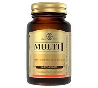 Solgar Multi I - Multivitamine Complète - Réduction de la Fatigue - Fer, Magnésium, Vitamines, Zinc, Minéraux - Vitalité et Energie - Complément Alimentaire - Flacon de 30 comprimés