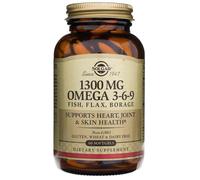 Solgar – Complément alimentaire Omega 3-6-9 Poisson, Lin, Bourrache – 60 gélules molles