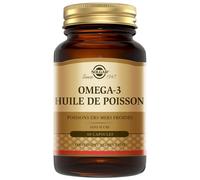 Solgar Omega 3 - EPA DHA - Cœur, Cerveau, Vision - Sans Gluten, 60 Capsules | Acide Gras Essentiel pour l'Organisme, EPA et DHA, Fonction Cardiaque Normale, Formule Concentrée, Complément Alimentaire