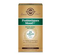 Solgar Probiotiques Mood+ Ashwagandha KSM-66, 25 Milliards UFC - 60 Gélules