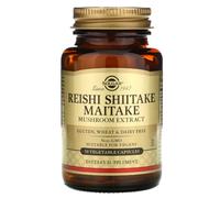 Solgar Extrait de champignons Reishi Shiitake Maitake – 50 gélules végétales