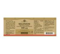 Solgar Sélénium 100 Mcg 100 Unités