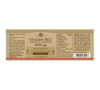 Solgar Vit B12 1000mcg 100 Unités