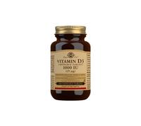 Vitamine D3 1000 UI 100 comprimés à mâcher au goût naturel de fraise-banane-strudel Solgar