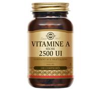 Solgar Complément alimentaire Vitamine A avec Vitamine C 5000 UI 100 comprimés