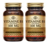 Solgar Vitamine B1 - Défenses immunitaires Vitalité 100 gélules végétales Capsule(S) 2x100 pc(s)