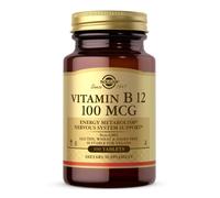 SOLGAR Vitamine B12, 100 mcg (100 comprimés)