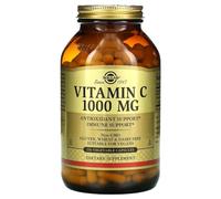 Solgar Vitamine C 1000 mg 250 capsules Vegan Sans Gluten Acide Ascorbique