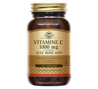 Solgar Vitamine C 1000 mg avec Rose Hips - Défenses naturelles - Système immunitaire - Vitalité et énergie - Immunité - Complément Alimentaire - Flacon de 100 comprimés