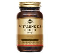 Solgar Vitamine D3 1000 UI (25 µg) - Immunité, Os & Muscles - 100 Capsules | Soutient les Défenses immunitaires, Santé des Os, Fonction Musculaire, Dosage Efficace, Complément Alimentaire pour Adulte