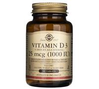 Solgar Vitamin D3 1000IU/25µg Comprimés 180