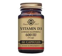Solgar Vitamine D3 Cholecalciferol 600 IU 60 Capsules Végétales bb 07/27