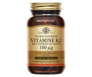 Solgar Vitamine K2 100 mcg Capsule(S) 50 pc(s)
