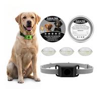 Solhela Collier Tique Puce Chien Original,Solhela Anti Puce Collier | Housse en Silicone Ajustable pour Collier de Chien,Accessoire Léger Anti-glisse pour Toutes Races de Chiens