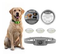 Solhela Collier Tique Puce Chien Original,Solhela Anti Puce Collier | Housse en Silicone Ajustable pour Collier de Chien,Accessoire Léger Anti-glisse pour Toutes Races de Chiens