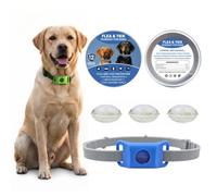 Solhela Collier Tique Puce Chien Original,Solhela Anti Puce Collier | Housse en Silicone Ajustable pour Collier de Chien,Accessoire Léger Anti-glisse pour Toutes Races de Chiens