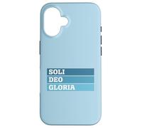 SOLI DEO Gloria - 5 Solas - Réforme - Semper Reformanda Coque pour iPhone 16