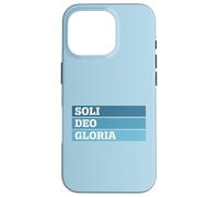 SOLI DEO Gloria - 5 Solas - Réforme - Semper Reformanda Coque pour iPhone 16 Pro