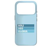 SOLI DEO Gloria - 5 Solas - Réforme - Semper Reformanda Coque pour iPhone 17 Pro