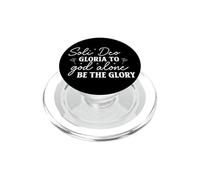 Soli Deo Gloria : à Dieu Seul la Gloire inspirant PopSockets PopGrip pour MagSafe