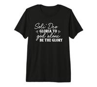 Soli Deo Gloria : à Dieu Seul la Gloire inspirant T-Shirt Haut de Gamme