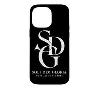 Soli Deo Gloria Foi chrétienne Théologie réformée Religion Coque pour iPhone 14 Pro Max