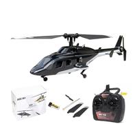 SOLIAXDIY F150BL V3 Airwolf Hélicoptère RC 2,4 G 5 CH avec gyroscope 6 axes et lumières LED, avion RC militaire pour débutants (version RTF)