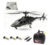 SOLIAXDIY F150BL V3 Airwolf RC Hélicoptère radiocommandé, 5 canaux, avec feu arrière LED, hélicoptère militaire télécommandé, cadeau pour adultes