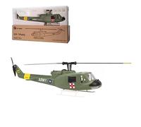 SOLIAXDIY FLYWING UH1-V3 Huey Hélicoptère RC 470 classe 6 canaux sans balais avec GP/S et vol de cascade 3D, positionnement omnidirectionnel, cadre en métal pour pilotes experts (version PNP)