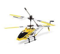 SOLIAXDIY S107G Hélicoptère RC avec stabilisateur gyroscopique, 3 canaux 2,4 GHz double hélice avion décollage une touche et fonction survol, hélicoptère télécommandé RTF pour adultes et amateurs