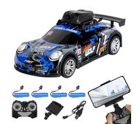SOLIAXDIY Voiture RC Drift à 4 Canaux avec Caméra - LH-C076S Verte, Voiture Télécommandée Électrique avec Lumières LED, Longue Autonomie, Contrôle 2,4GHz