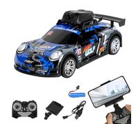SOLIAXDIY Voiture RC Drift à 4 Canaux avec Caméra - LH-C076S Verte, Voiture Télécommandée Électrique avec Lumières LED, Longue Autonomie, Contrôle 2,4GHz