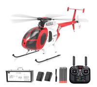 SOLIAXDIY YUXIANG F119S MD500 LittleBirds Hélicoptère radiocommandé à l'échelle 1/16 9 CH Modèle d'hélicoptère militaire sans barre Flybarless, modes commutables 6G/3D, avion avec décollage