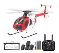 SOLIAXDIY YUXIANG F119S MD500 LittleBirds Hélicoptère radiocommandé à l'échelle 1/16 9 CH Modèle d'hélicoptère militaire sans barre Flybarless, modes commutables 6G/3D, avion avec décollage
