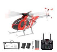 SOLIAXDIY YUXIANG F119S MD500 LittleBirds Hélicoptère radiocommandé à l'échelle 1/16 9 CH Modèle d'hélicoptère militaire sans barre Flybarless, modes commutables 6G/3D, avion avec décollage