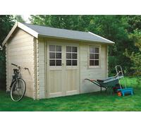 SOLID SUPERIA Abri de Jardin Arles Bois 238 x 358 x 246 cm S8319